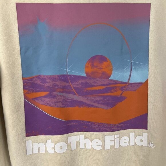 H&M Into the Field Cream Relaxed Hoodie Men's Size XS - Picture 9 of 11